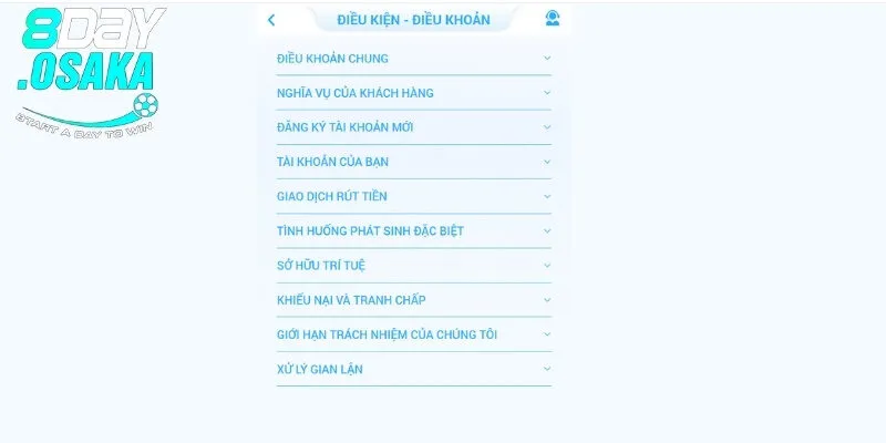 Quy tắc khi mở tài khoản