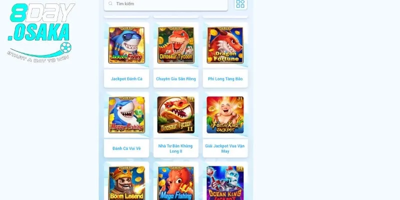 Top game hot tại bắn cá 8day